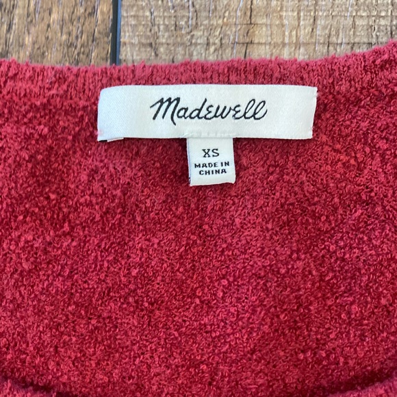 Madewell | Marin Flare Sleeve Tie Front Top| Size XS - Picture 3 of 5